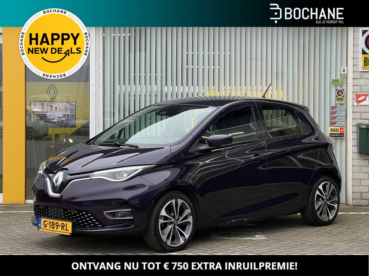 Renault Zoe - R135 Intens 52 kWh | inclusief accu | Navigatie | Achteruitrijcamera | Stoel & stuur verwa - AutoWereld.nl