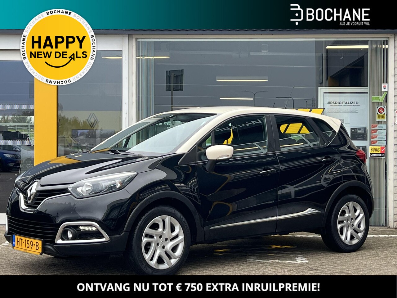 Renault Captur - 0.9 TCe 90 Expression | Trekhaak | Bleutooth | Airco | Key-less | Lichtmetaal 17'' - AutoWereld.nl