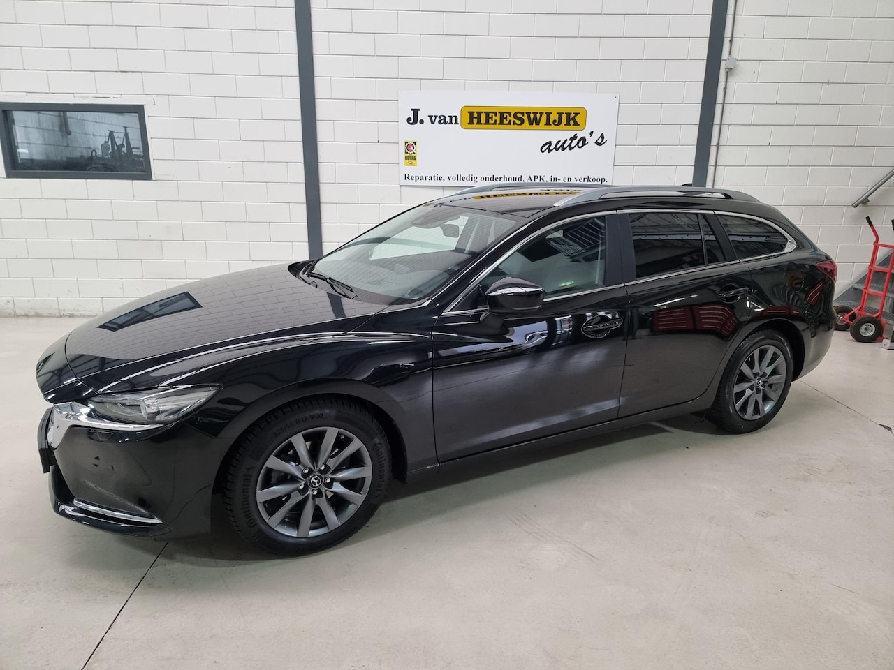 Mazda 6 Sportbreak - 2.0 SkyActiv-G 165 Business Navi | Ecc | 360 Camera| Pdc | Lmv| Bose | leer - AutoWereld.nl