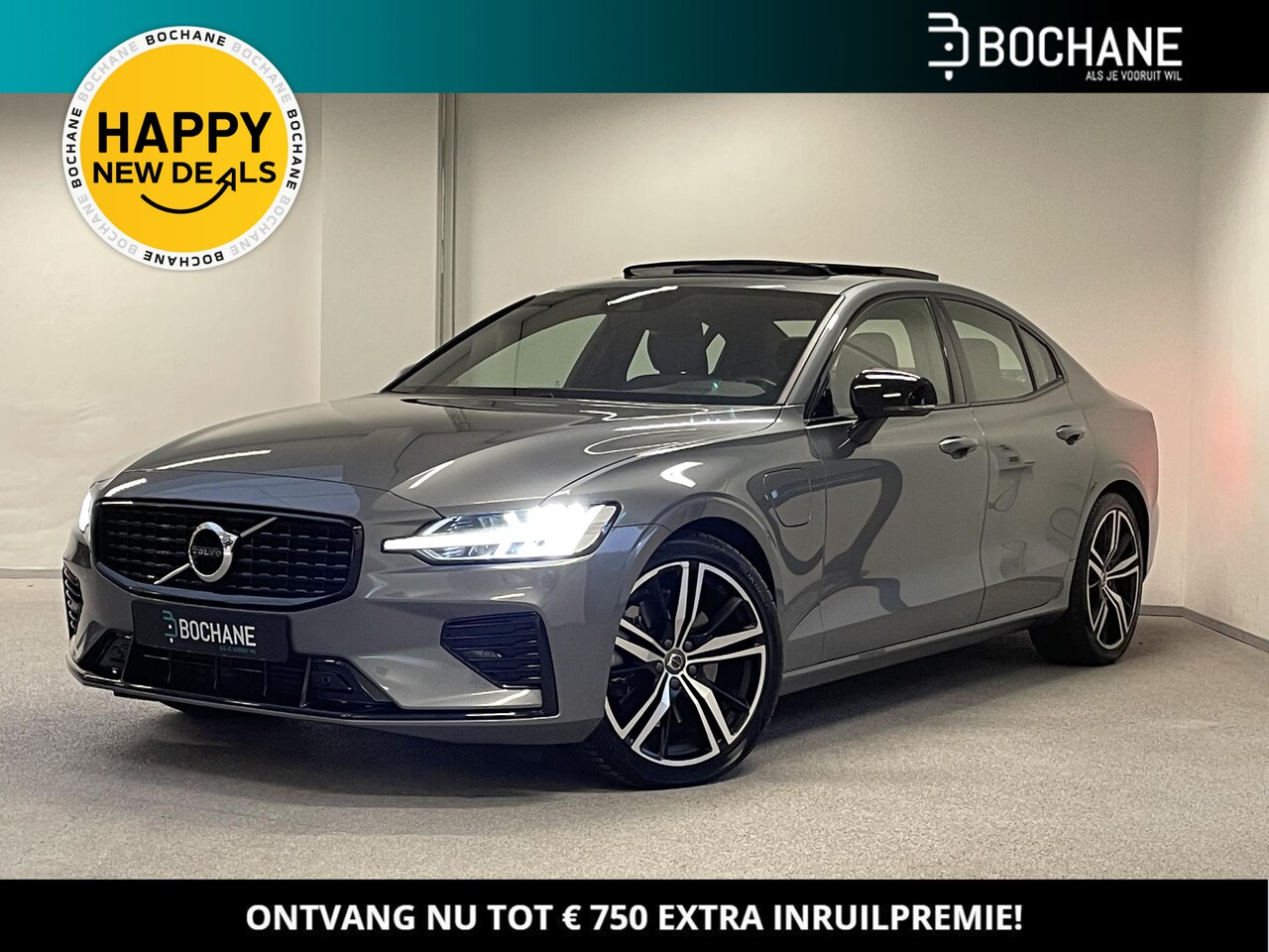 Volvo S60 - 2.0 Recharge T6 AWD R-Design | PANO | H&K | CAMERA | 1e-EIG. | ORG.NL | - AutoWereld.nl