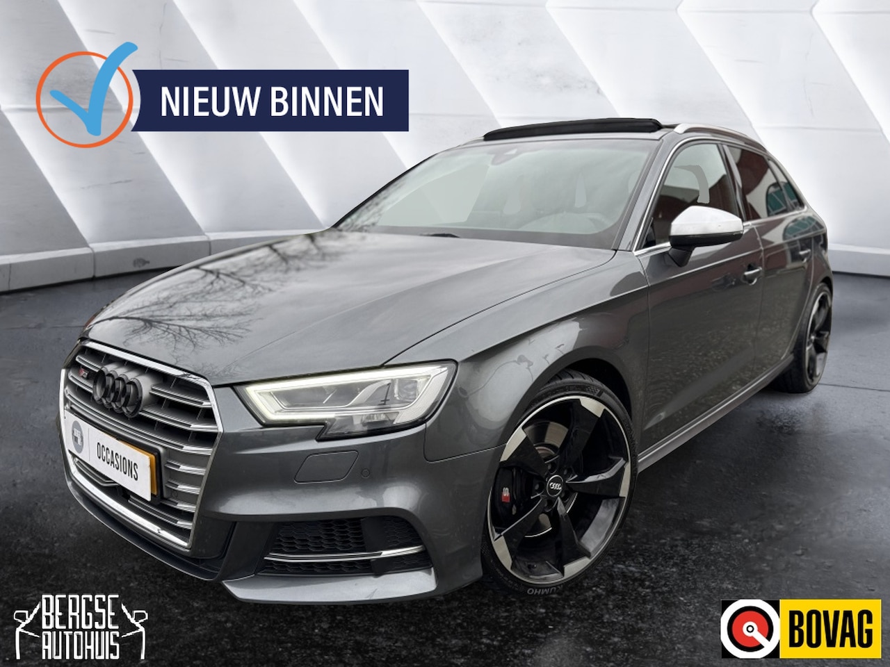 Audi A3 Sportback - 2.0 TFSI S3 QUATTRO PANO LANE ACC - AutoWereld.nl