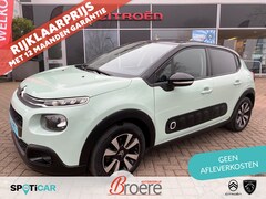 Citroën C3 - 1.2Turbo 110pk EAT6 Automaat Shine | verwarmde voorstoelen, panoramdak, navigatie via appl