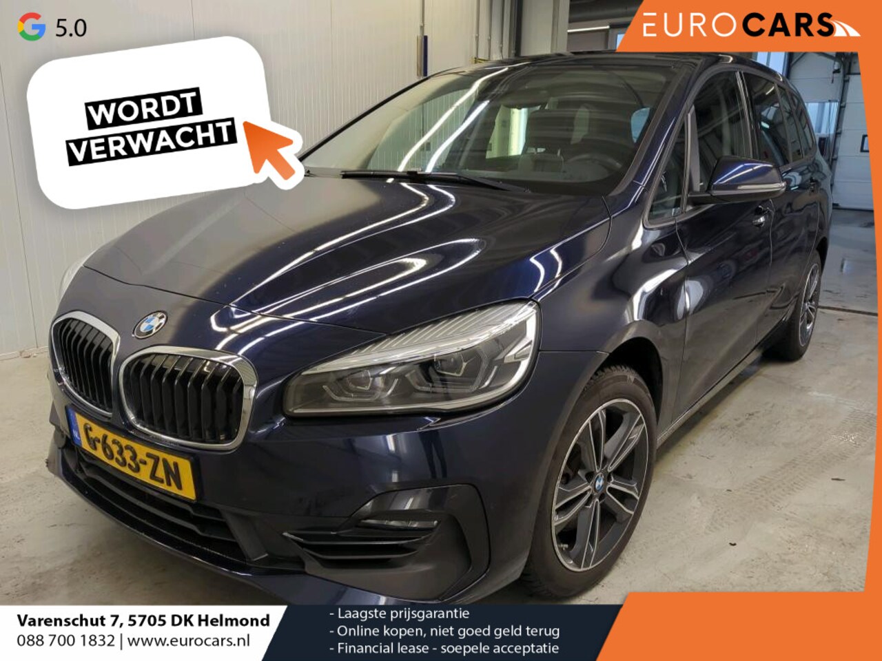 BMW 2-serie Gran Tourer - 218i 7 Persoons Sport Edition Navi Plus Trekhaak Adaptive Cruise Control PDC VA Head Up Di - AutoWereld.nl