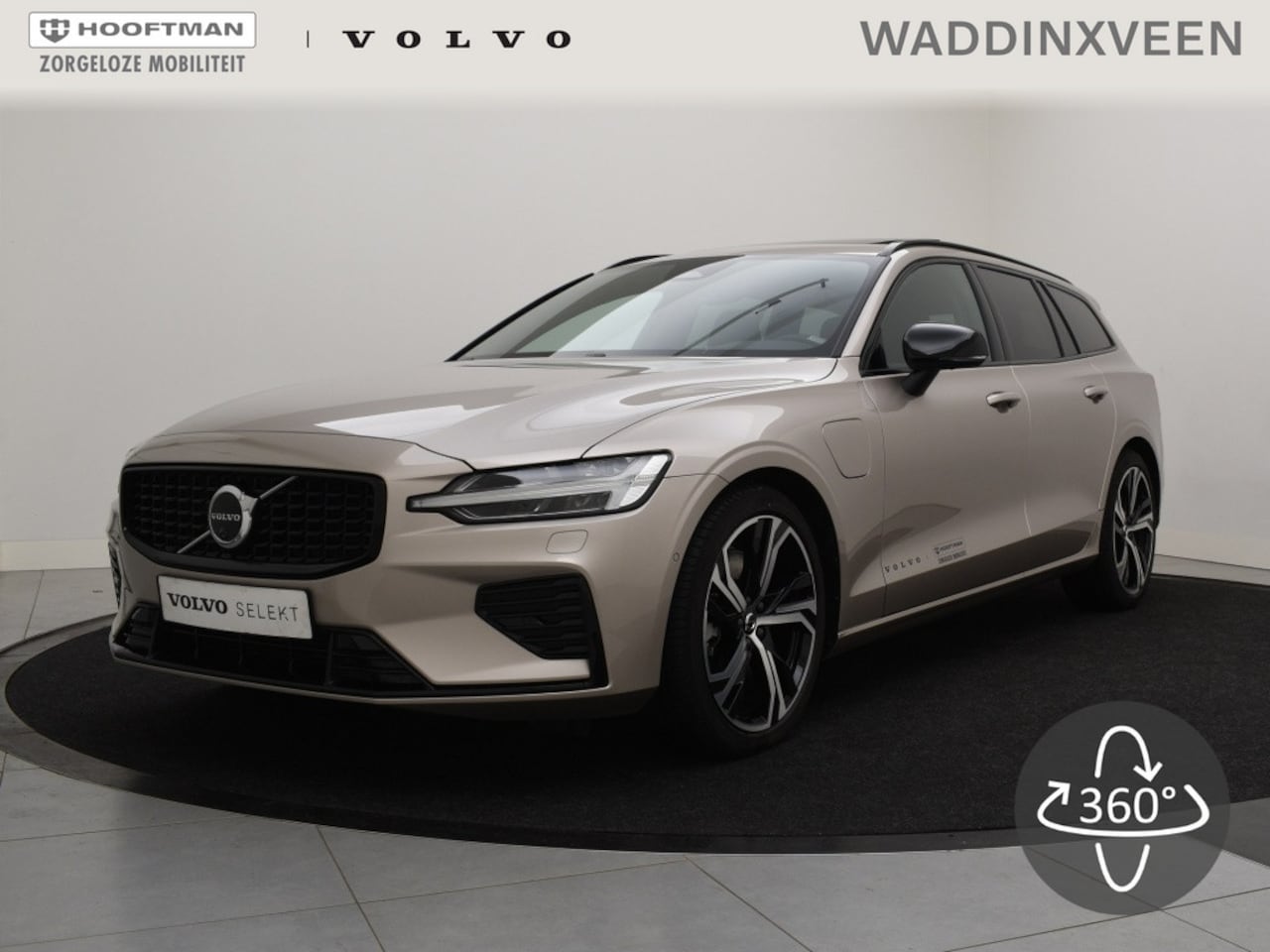 Volvo V60 - T6 PLUG-IN HYBRID LONG RANGE ULTIMATE DARK 19INCH FULL-LED H/K A - AutoWereld.nl