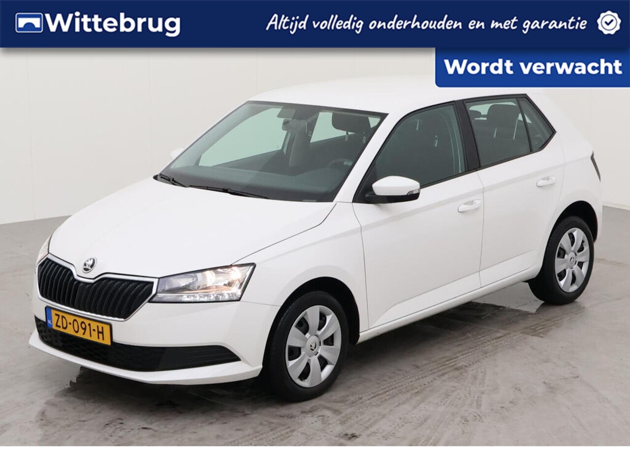 Skoda Fabia - 1.0 Active / Wit/ Airco/ - AutoWereld.nl