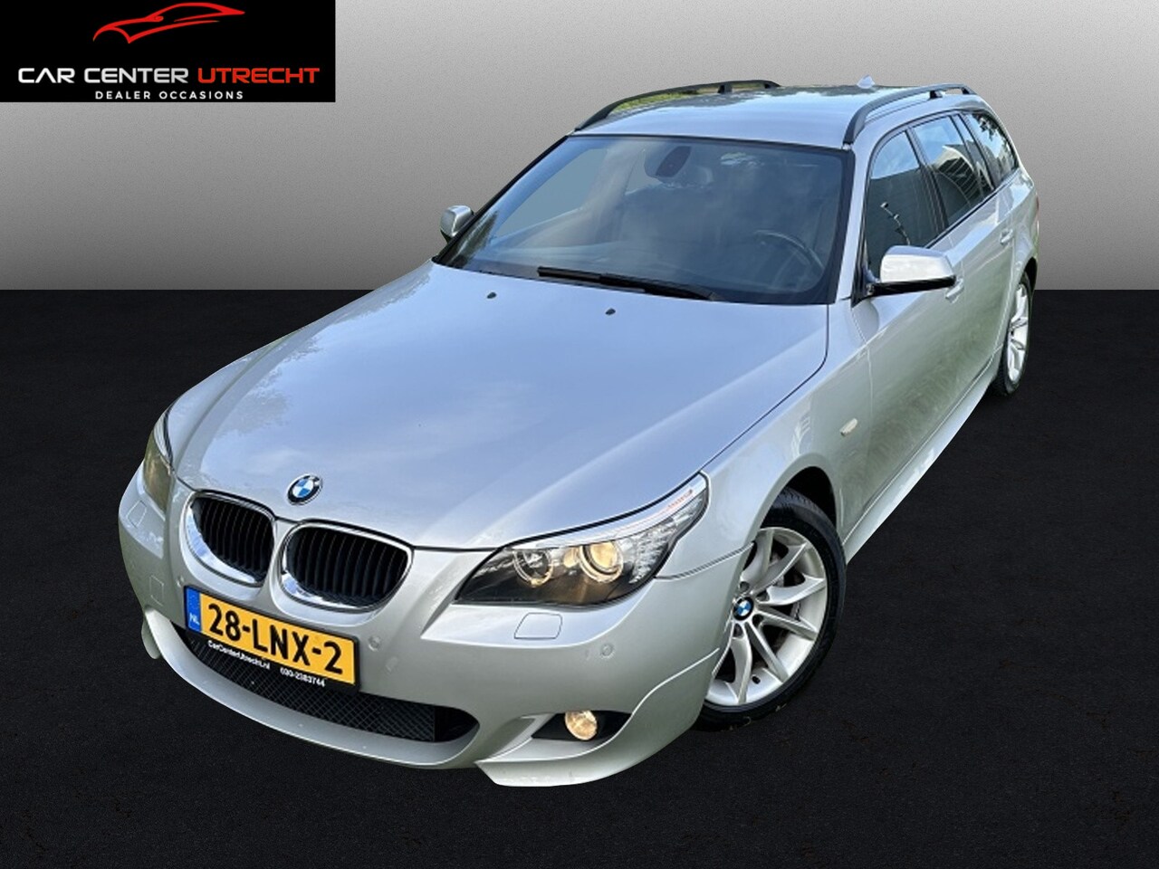 BMW 5-serie Touring - 520i M Sport High Executive leder navi airco automaat - AutoWereld.nl