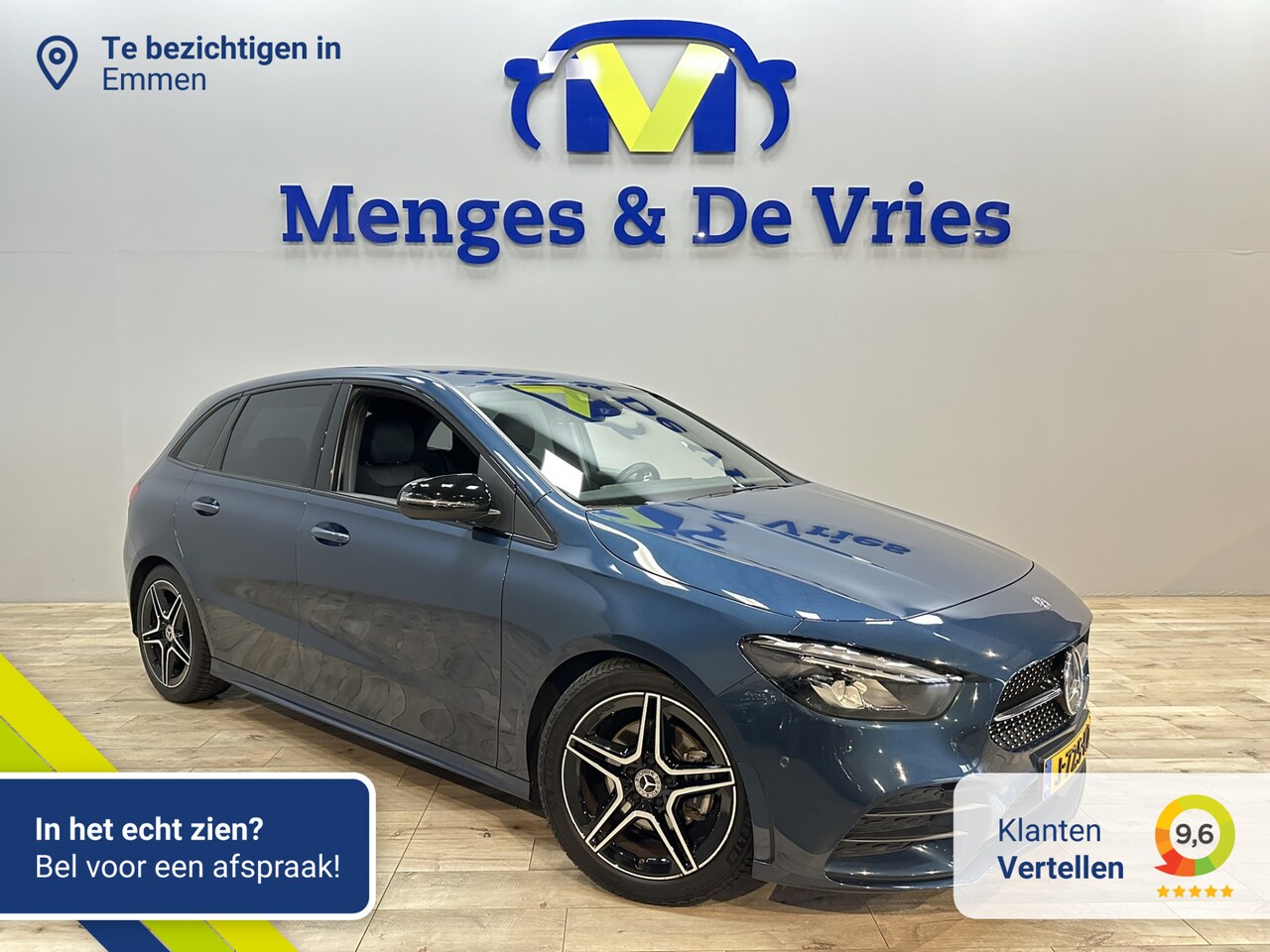 Mercedes-Benz B-klasse - 180 Business Solution AMG AMG Line | Airco ECC | LED | Widescreen | Sfeer | Camera | Cruis - AutoWereld.nl