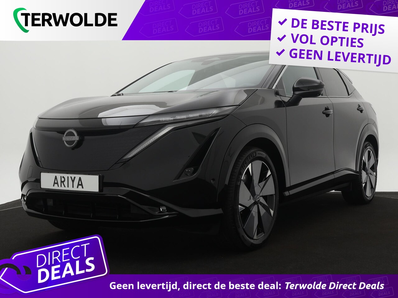 Nissan Ariya - Advantage Edition Plus 87 kWh Verwarmde Zetels | 22 kW Charger | Warmtepomp | Nappalederen - AutoWereld.nl