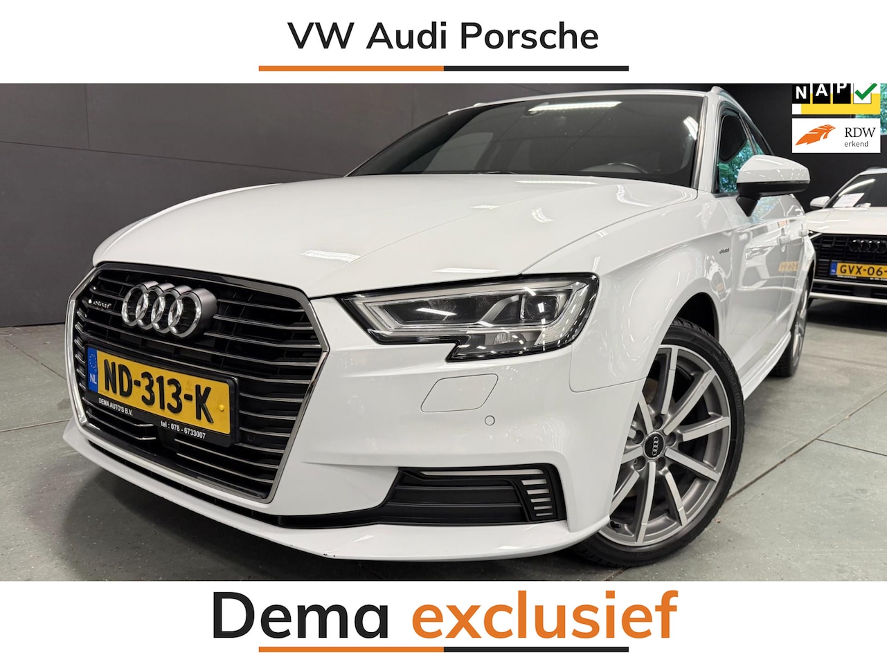 Audi A3 Sportback - 1.4 e-tron Lease Edition V-COCKPIT/LED/CARPLAY/ECC/PDC/CRUISE/// - AutoWereld.nl