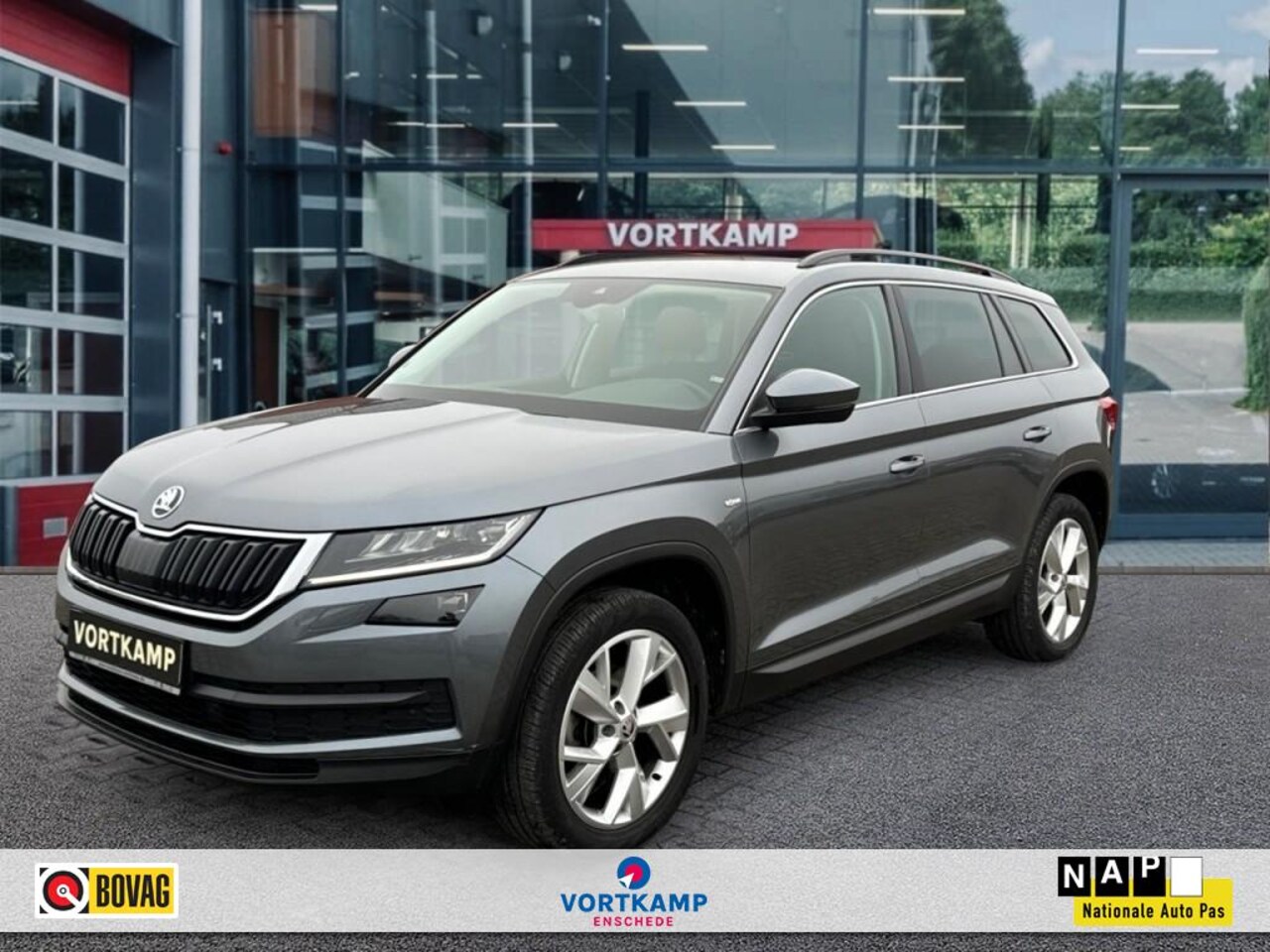 Skoda Kodiaq - 1.5 TSI DSG SOLEIL CAMERA/LEDER/NAVI/STOELVERW/ACC - AutoWereld.nl