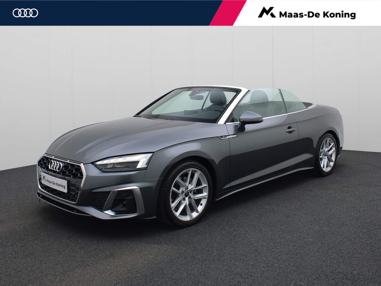 Audi A5 Cabriolet - 35 TFSI/150PK S edition · Drive select · Leder/Alcantara · Parkeersensoren + camera · Gara - AutoWereld.nl