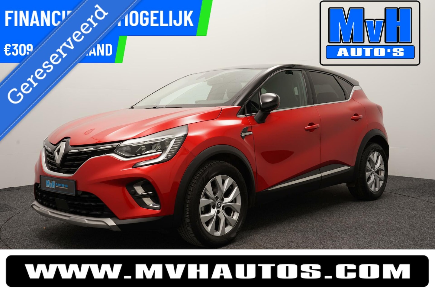 Renault Captur - 1.3 TCe 140 Intens|LEER|CAMERA|LED|NAVI|CRUISE - AutoWereld.nl