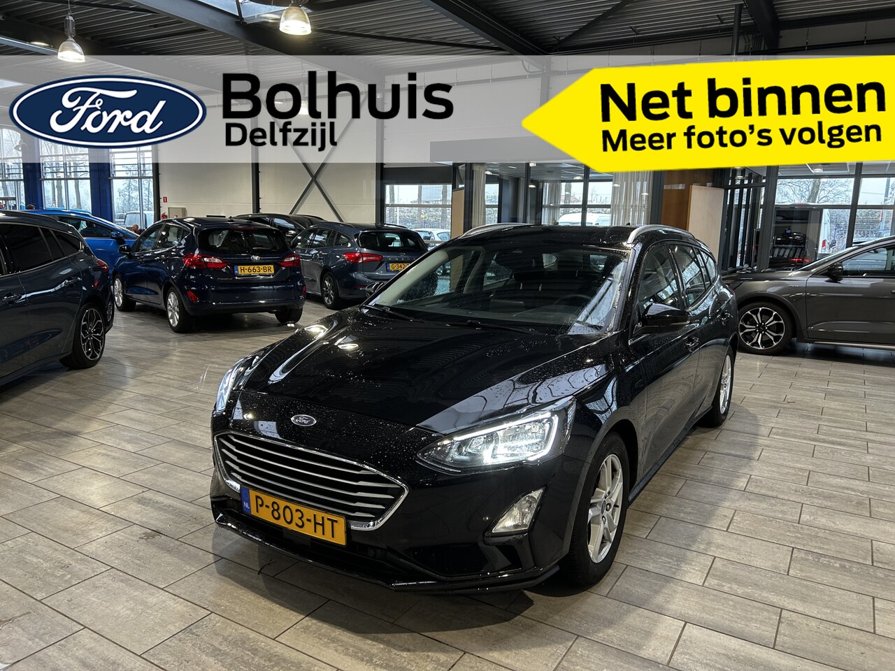 Ford Focus Wagon - EcoBoost Hybrid 125pk Trend Edition | Cruise | Airco | Camera | 4 seizoen banden | Navi | - AutoWereld.nl