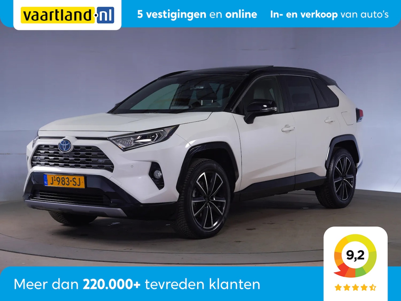 Toyota RAV4 - 2.5 Hybrid Bi-Tone [ Panorama JBL Half-eder Navi Camera Clima ] - AutoWereld.nl