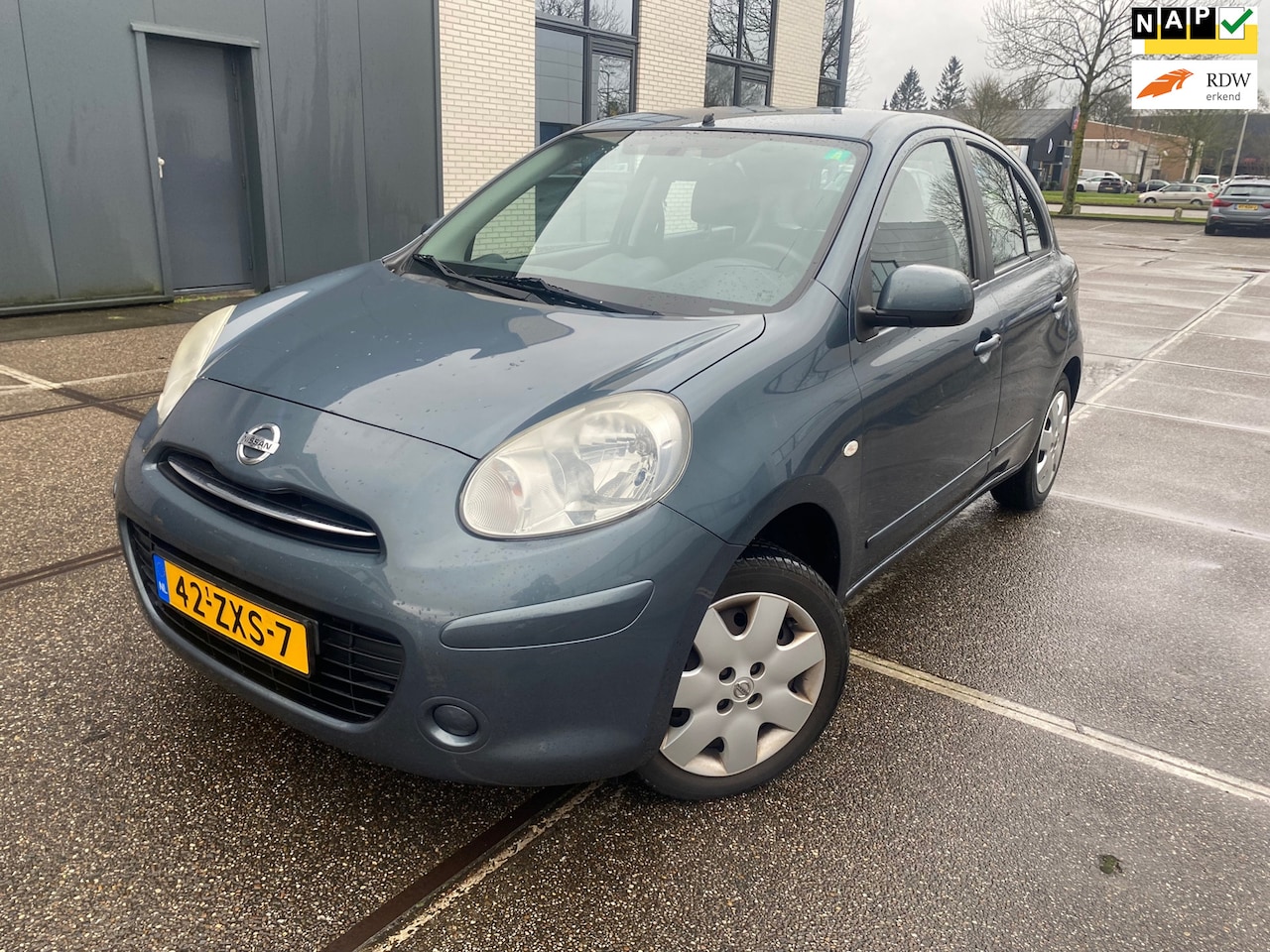 Nissan Micra - 1.2 Acenta / 1 JAAR AIRCO / APK / TWEE SLEUTELS / BOEKJES / 5DRS / NETTE AUTO!!! - AutoWereld.nl