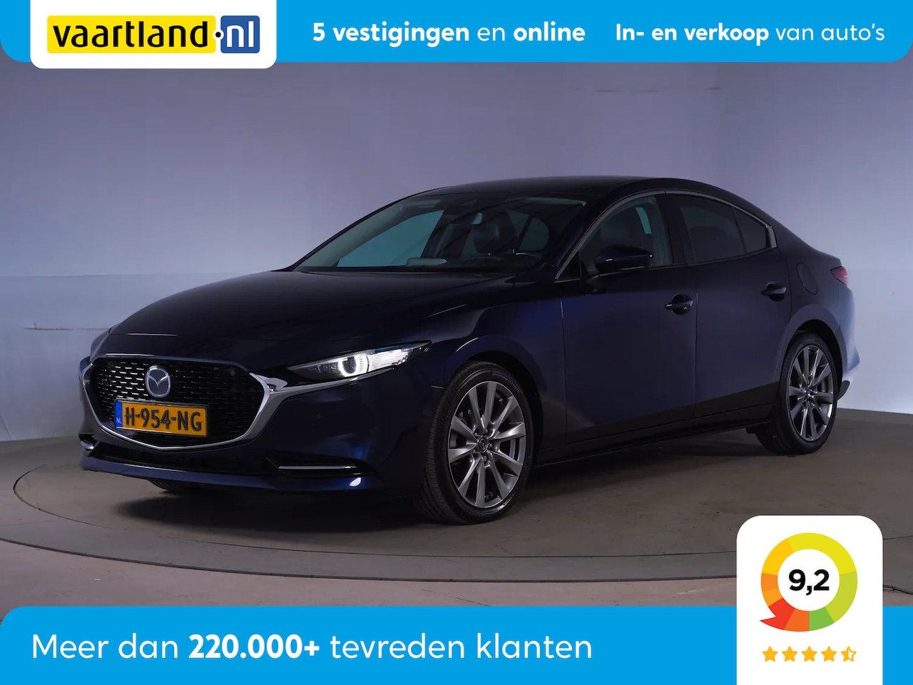 Mazda 3 - 2.0 SA-X Luxury Bose [ Leder Gr nav + camera Head-up display ] - AutoWereld.nl