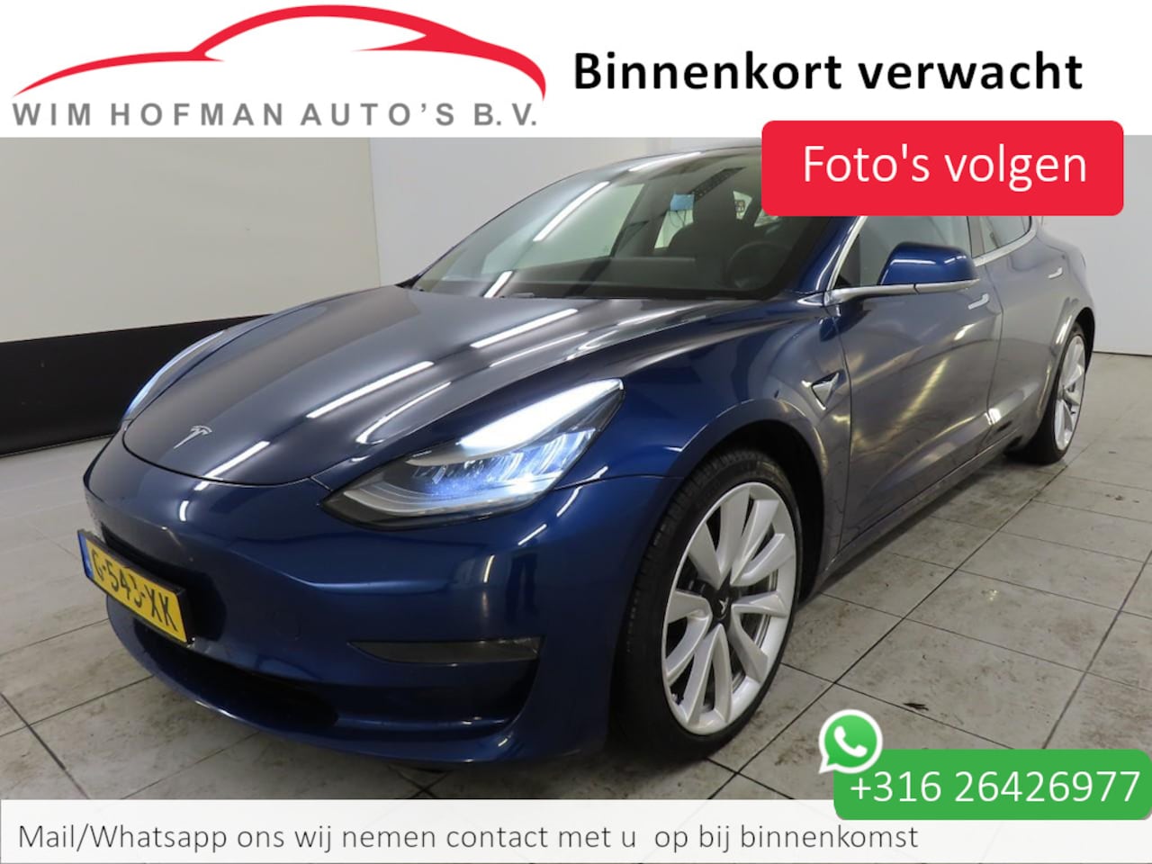 Tesla Model 3 - Long Range RWD Long Range AWD 75 kWh 19" Autopilot FSD comp Panodak Camera Leder - AutoWereld.nl