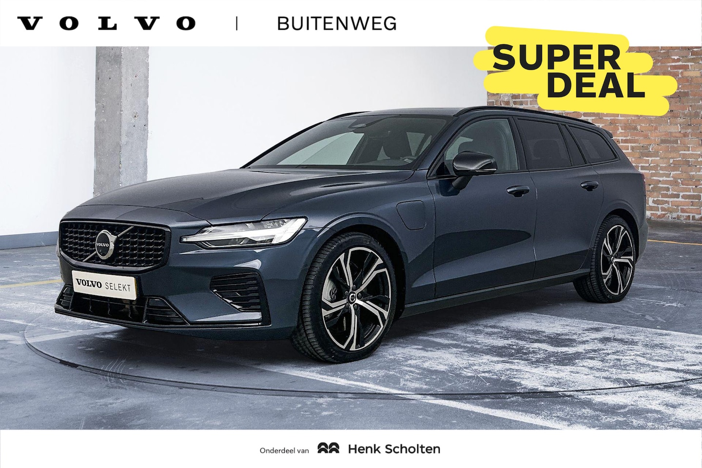 Volvo V60 - T6 Automaat Recharge AWD Plus Dark | Harman Kardon Premium Sound | Panoramadak | 19" 5-Tri - AutoWereld.nl