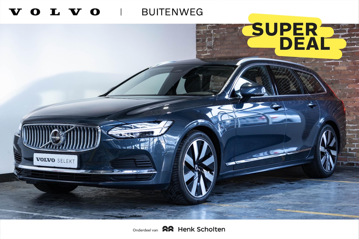 Volvo V90 - T6 Automaat Recharge AWD Ultra Bright | Long Range | Panoramadak | Interieur Voorverwarmin - AutoWereld.nl