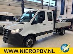 Mercedes-Benz Sprinter - 517CDI Dubbelcabine 6 Persoons Openlaadbak Airco Cruisecontrol Trekhaak NIEUW BPM VRIJ