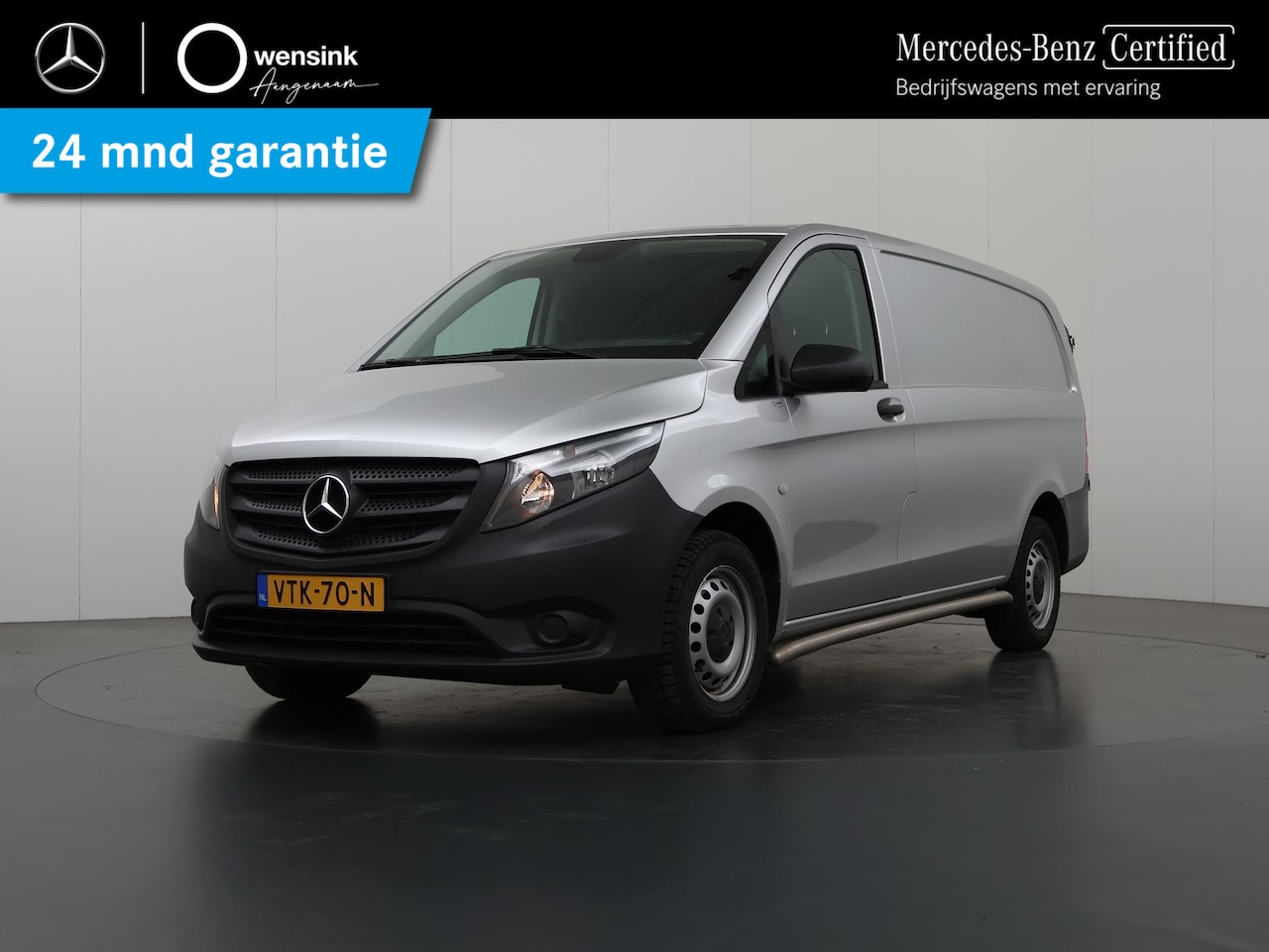 Mercedes-Benz Vito - 114 CDI L2 | Aut. | Airco | Bluetooth | 3-zits | Sidebars | Parkeercamera | Certified - AutoWereld.nl