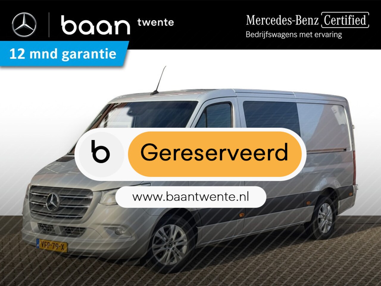 Mercedes-Benz Sprinter - 319 CDI 3.0 V6 DC | 6-Persoons | Distronic | 360° Camera | Certified 12 mnd garantie - AutoWereld.nl