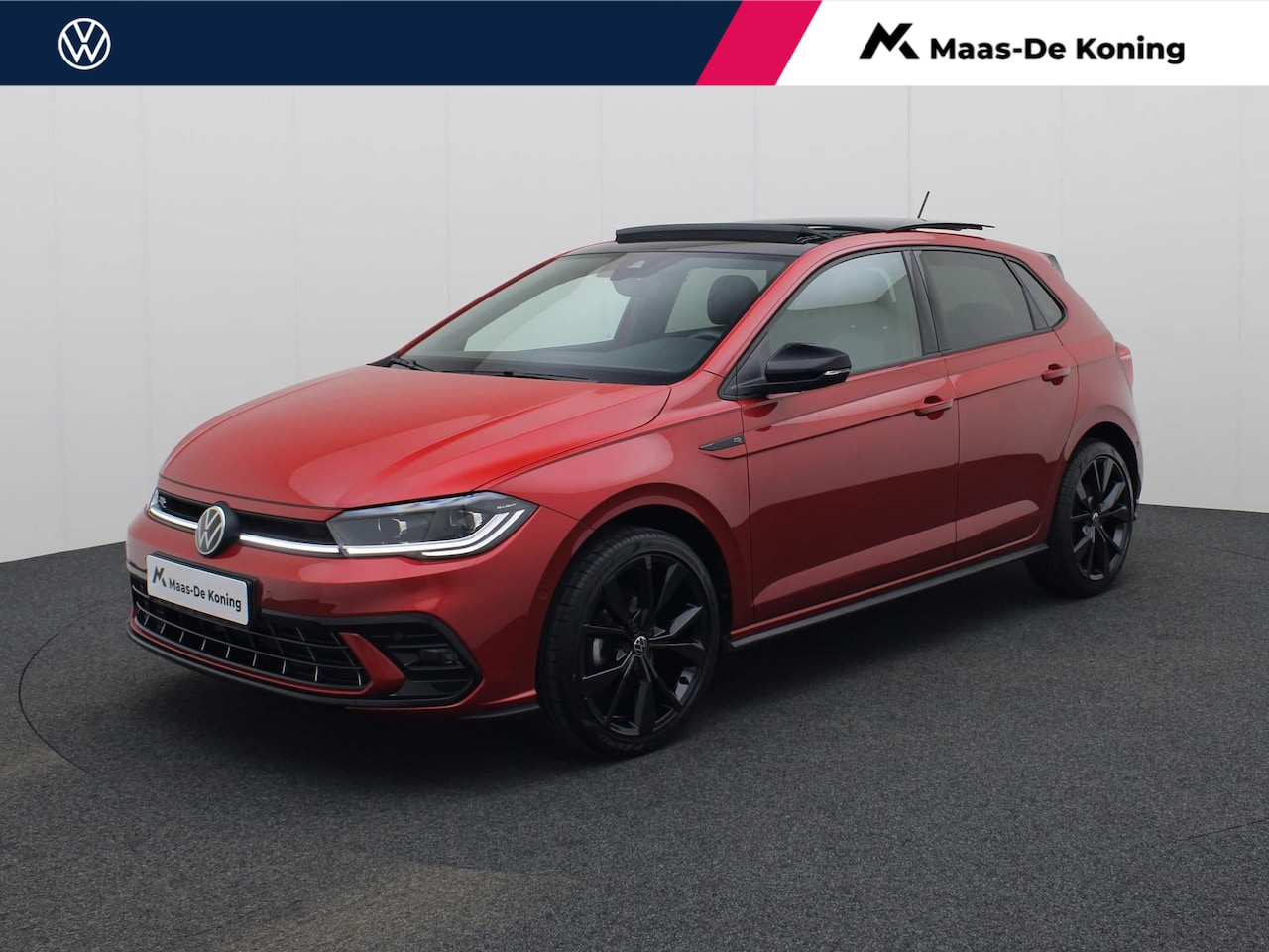 Volkswagen Polo - 1.0TSI/95PK R-Line · Panoramadak · Parkeersensoren + camera · Navigatie · Garantie tot jan - AutoWereld.nl