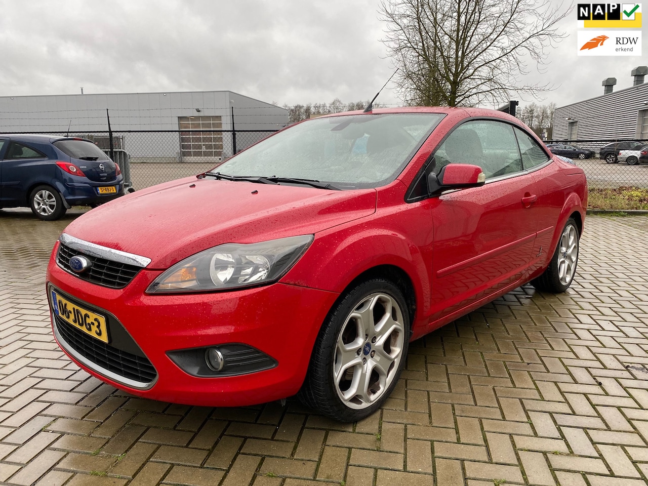 Ford Focus Coupé-Cabriolet - 2.0 Titanium / Clima / Cruise / Navi / Leder / LMV - AutoWereld.nl