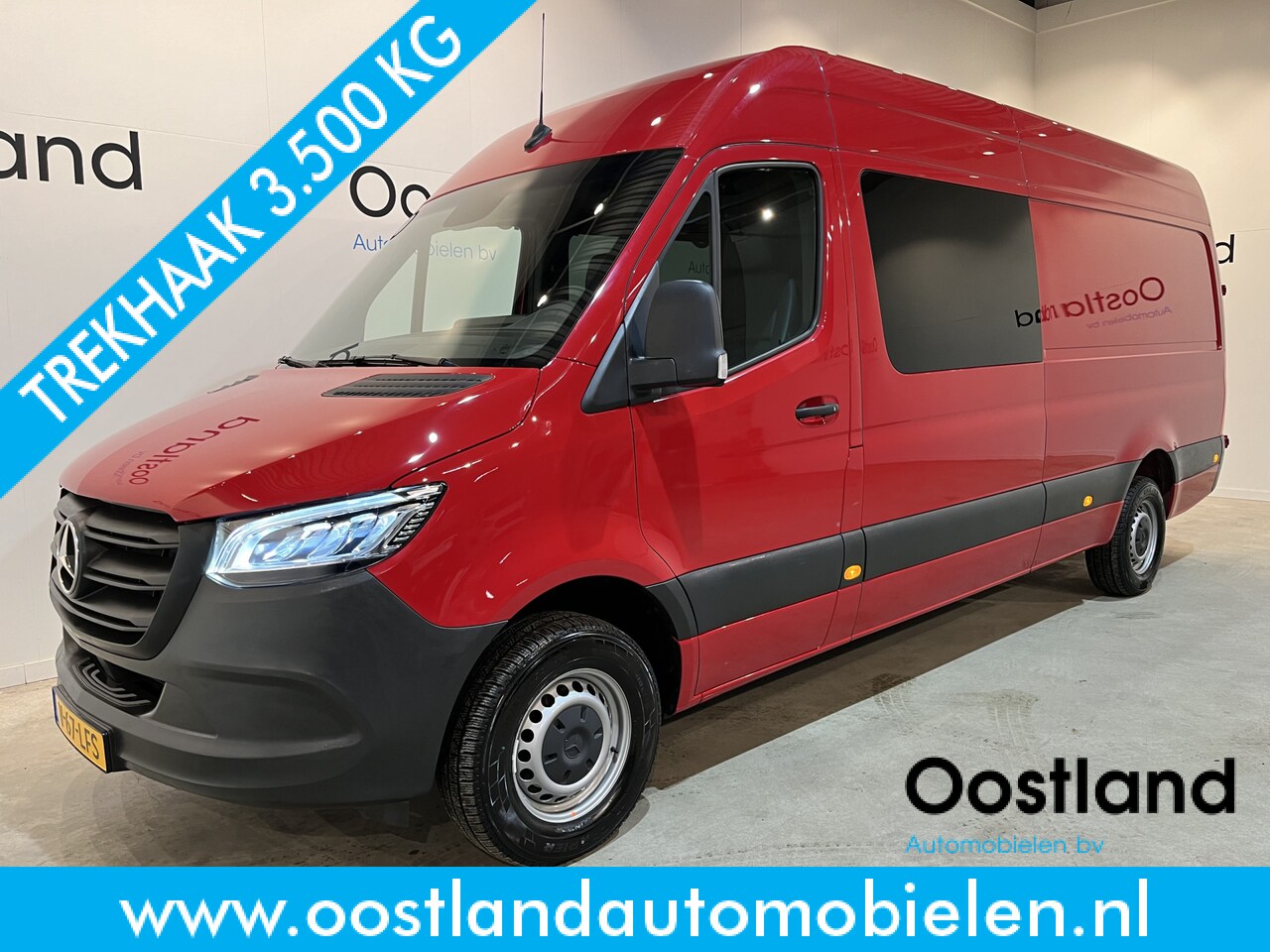 Mercedes-Benz Sprinter - 317 CDI L3H2 DC Dubbel Cabine RWD Automaat / Euro 6 / Airco / Trekhaak 3500 KG / Cruise Co - AutoWereld.nl