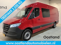 Mercedes-Benz Sprinter - 317 CDI L3H2 DC Dubbel Cabine RWD Automaat / Euro 6 / Airco / Trekhaak 3500 KG / Cruise Co