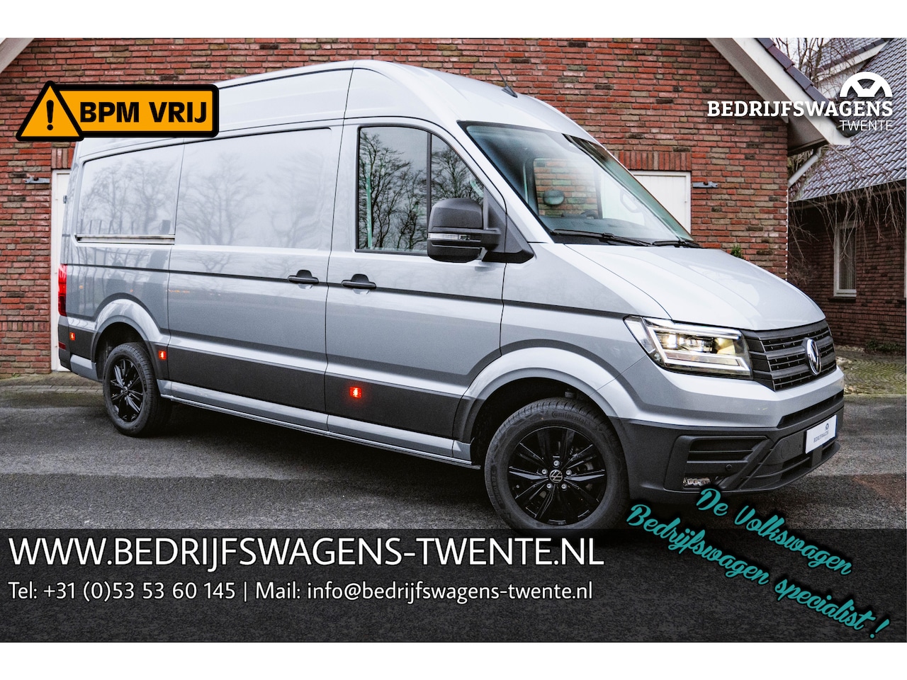 Volkswagen Crafter - 2.0 TDI 177PK Automaat L3H3 Comfortline 2x Schuifdeuren LED | NAVI | Ergo. bestuurdersstoe - AutoWereld.nl