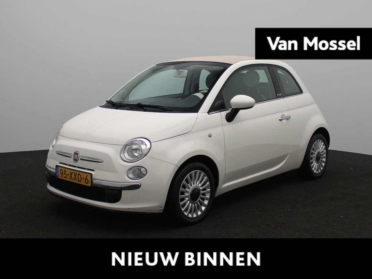 Fiat 500 C - 0.9 TwinAir Lounge | Cabrio | Leder | Airco | Bluetooth | - AutoWereld.nl