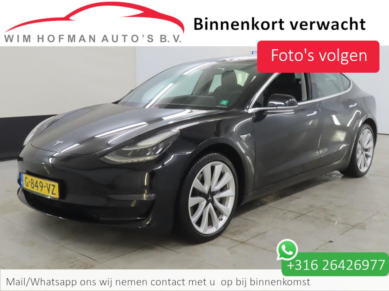 Tesla Model 3 - Long Range RWD Long Range AWD 75 kWh 19" Autopilot FSD comp Leder Panodak Camera - AutoWereld.nl