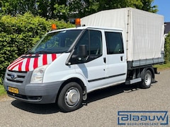 Ford Transit - 350M dubbele cabine Huif Laadklep