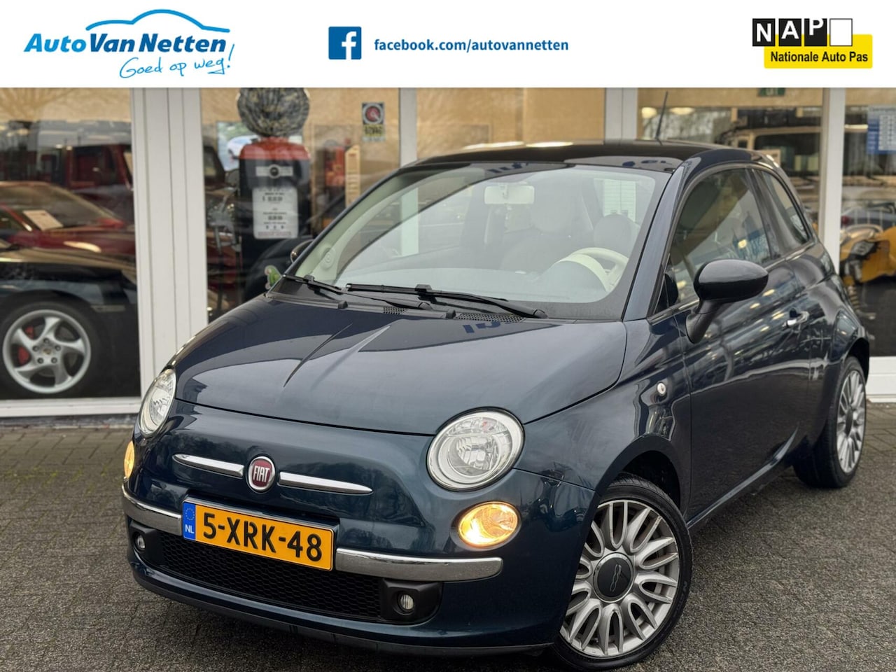 Fiat 500 - 0.9 TwinAir Turbo 0.9 TwinAir Turbo 80pk, Cult uitv.,Panodak,Leder,Clima,Lmv,Pdc,Mf stuur, - AutoWereld.nl