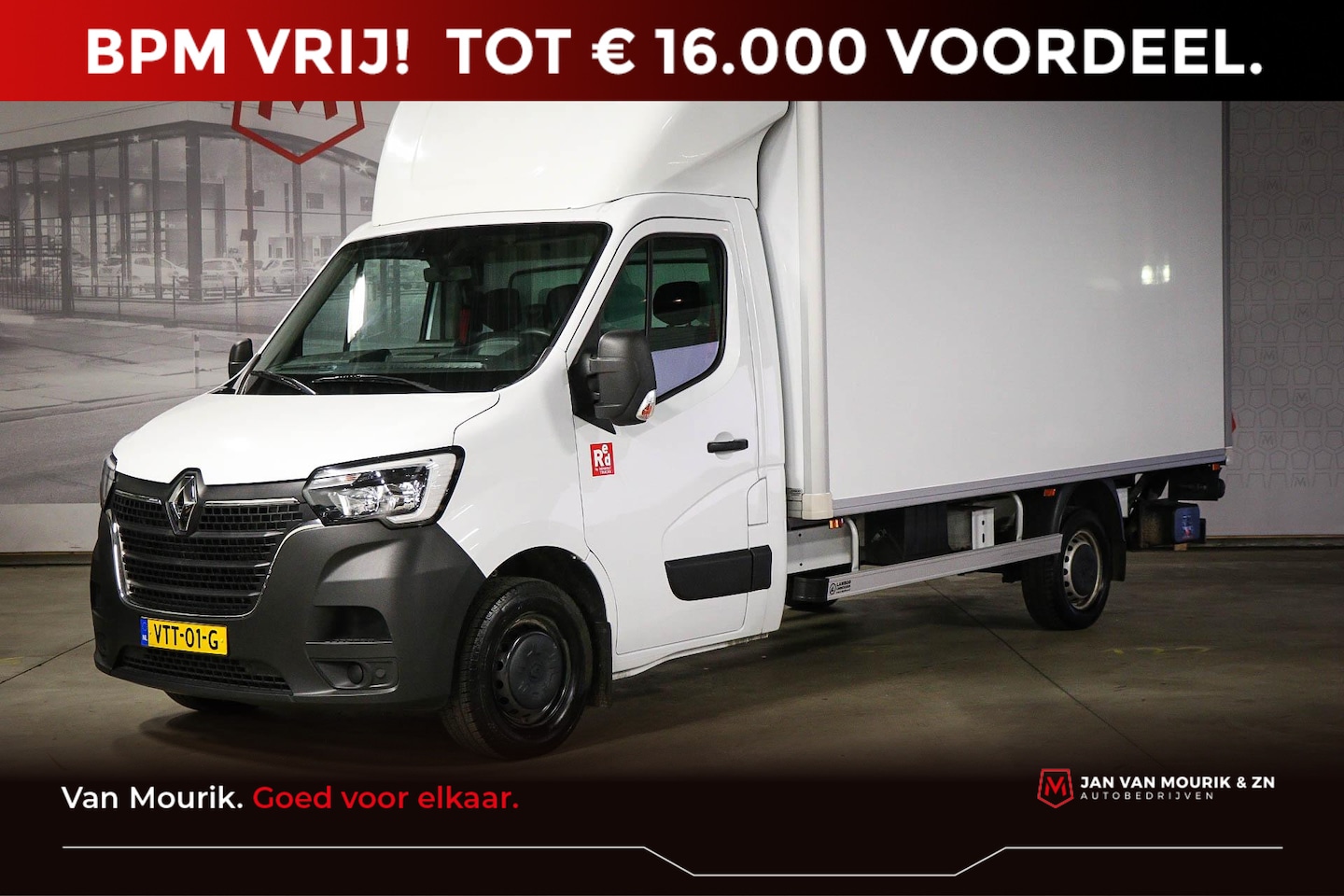 Renault Master - T35 2.3 dCi 145 L3 EL Energy EURO 6 | BAKWAGEN | LAADKLEP |  AIRCO | CRUISE CONTROL | DAB - AutoWereld.nl