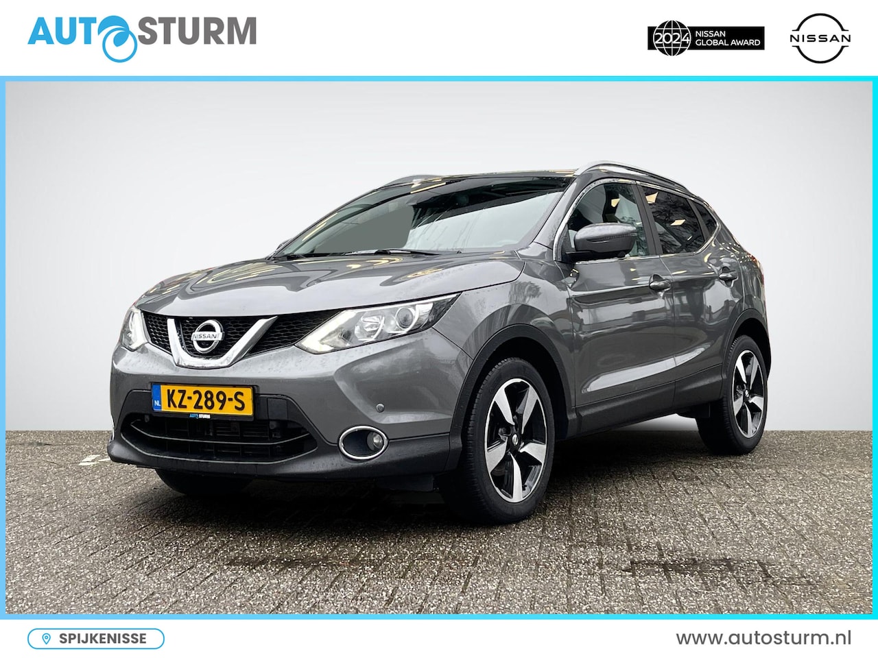 Nissan Qashqai - 1.2 N-Connecta Design Pack | Navigatie | Panoramadak | 360° Camera | Keyless Entry | Cruis - AutoWereld.nl