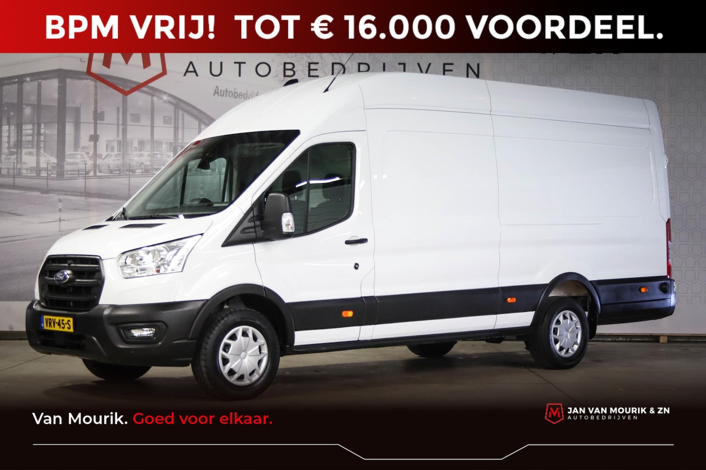 Ford Transit - 350 2.0 TDCI L4H3 Trend RWD EURO 6 | AIRCO | CRUISE | DAB | PDC - AutoWereld.nl