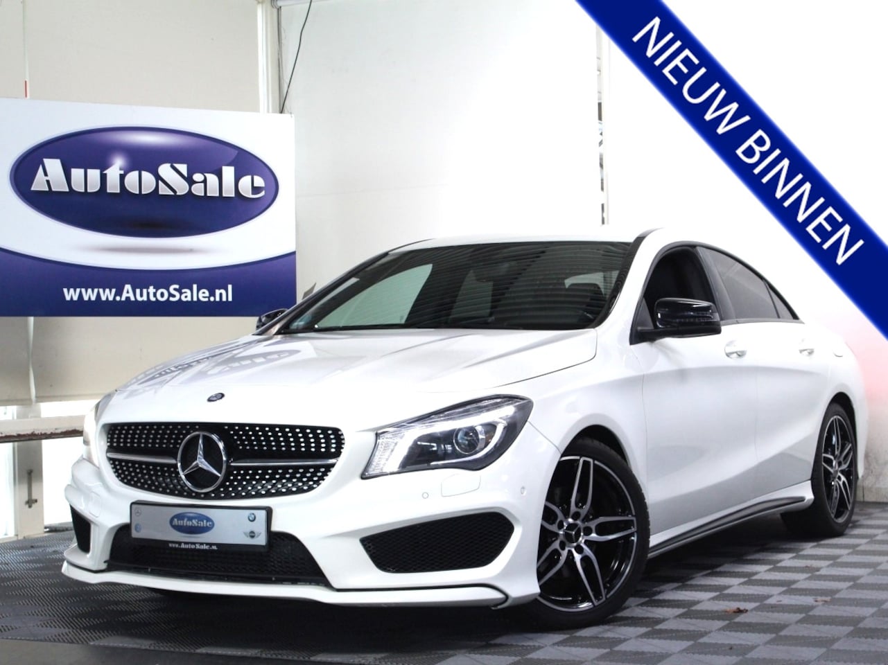 Mercedes-Benz CLA-Klasse - 200 AMG AUT LEDER NAVI CAMERA STOELVW CRUISE '14 - AutoWereld.nl