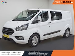 Ford Transit Custom - 300 2.0 TDCI L2H1 Trend Dubbele Cabine Automaat Airco Navi Cruise Trekhaak