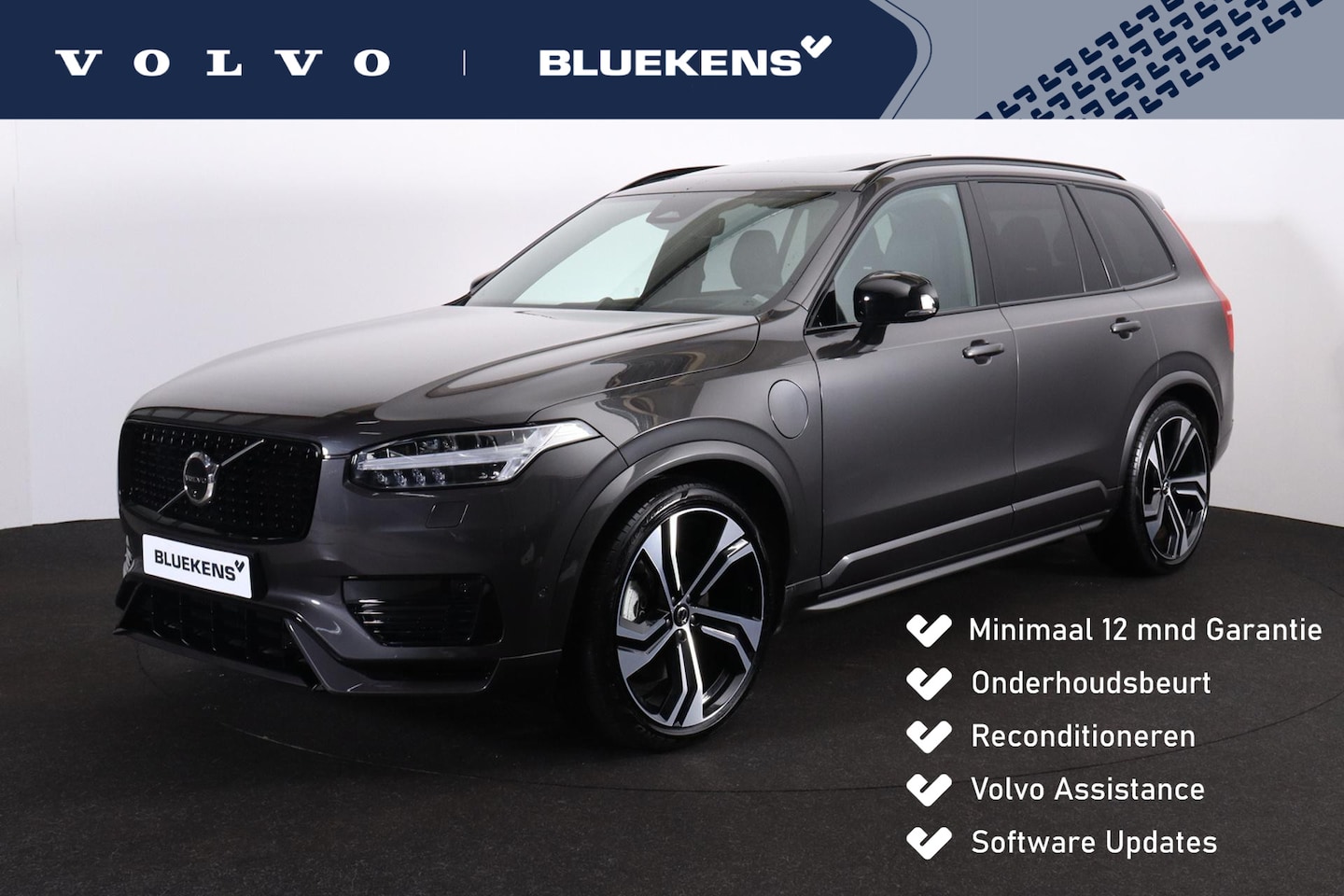 Volvo XC90 - T8 Recharge AWD Ultimate Dark - LONG RANGE - Luchtvering - Panorama/schuifdak - IntelliSaf - AutoWereld.nl