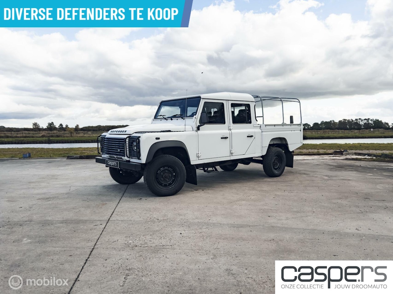 Land Rover Defender 130 - E Crew Cab | Euro 5 | Grijs kent. - AutoWereld.nl