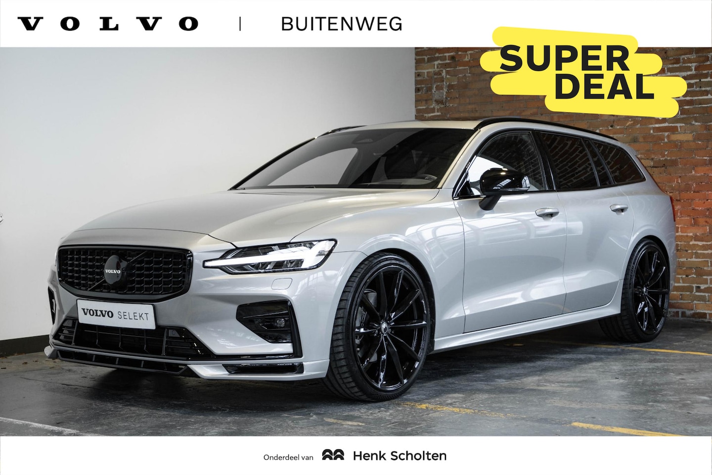 Volvo V60 - B4 Automaat Plus Dark Exterieur Styling Kit | HEICO 21 inch velgen | HEICO diffusor | HEIC - AutoWereld.nl