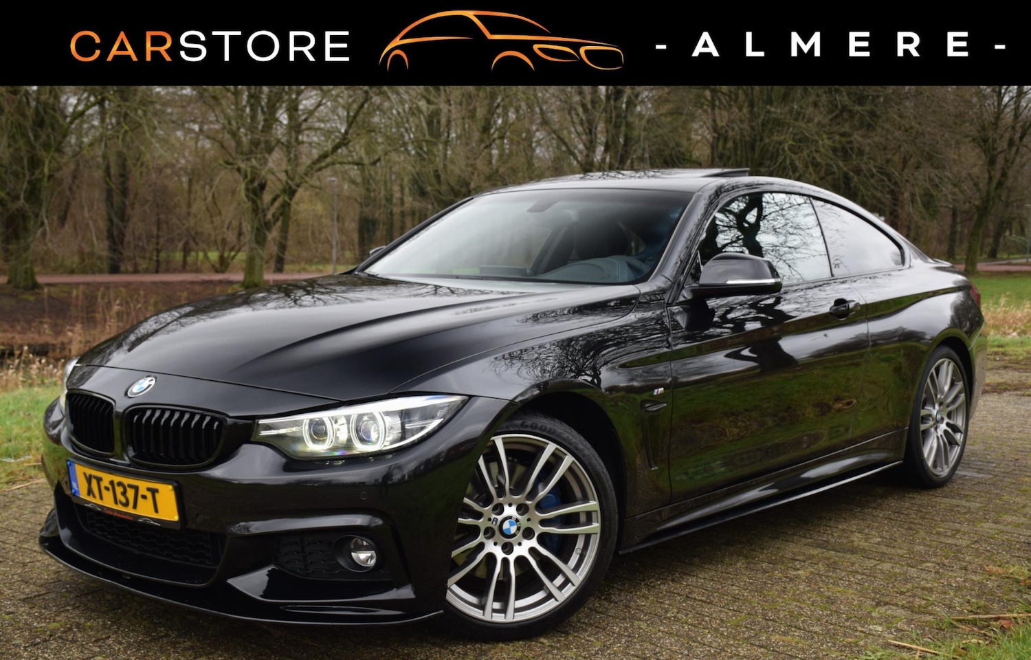 BMW 4-serie Coupé - 420i High Executive*M- Performance Pakket*Dak*Keyless*Carplay* - AutoWereld.nl