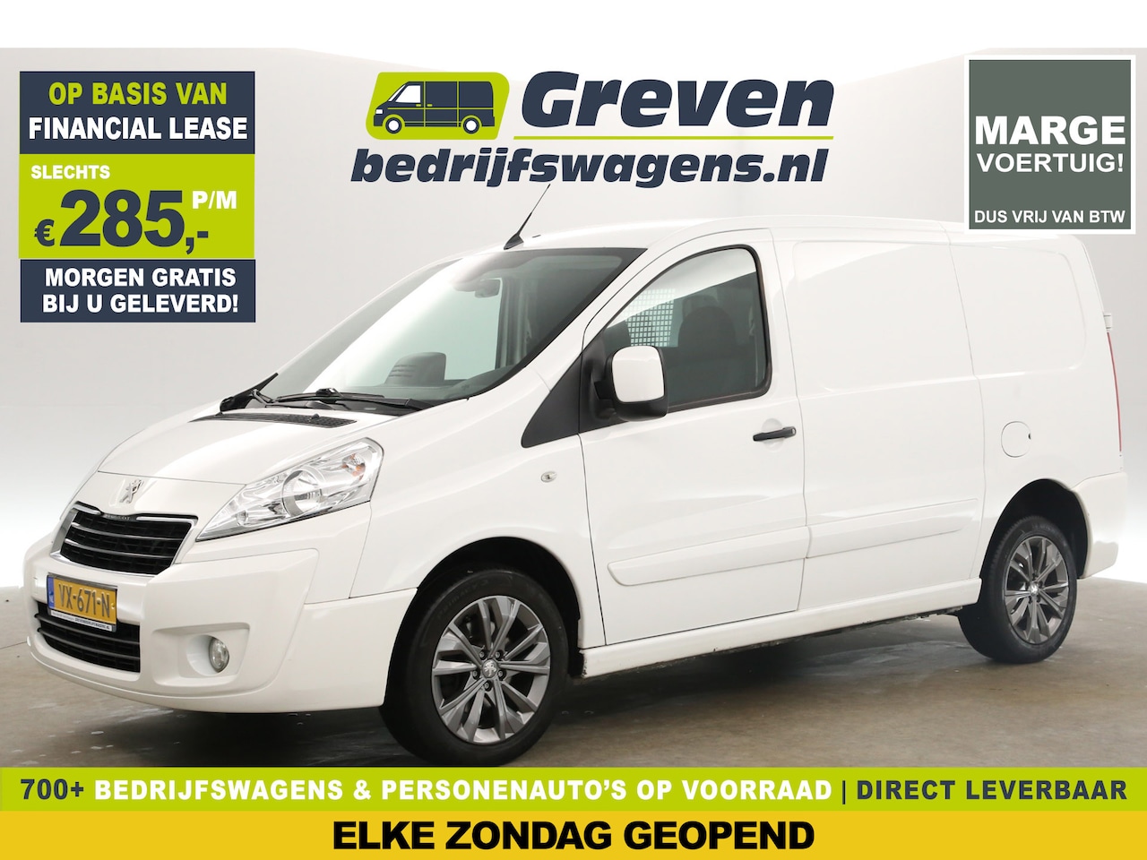 Peugeot Expert - 227 2.0 HDI L1H1 Marge Airco Cruise Navi Trekhaak Elektrpakket 17"LMV - AutoWereld.nl