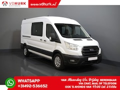 Ford Transit - 2.0 TDCI 130 pk L3H2 DC Dubbel Cabine 7 Pers. / Adapt. Cruise/ Riem V.V./ CarPlay/ PDC/ Na