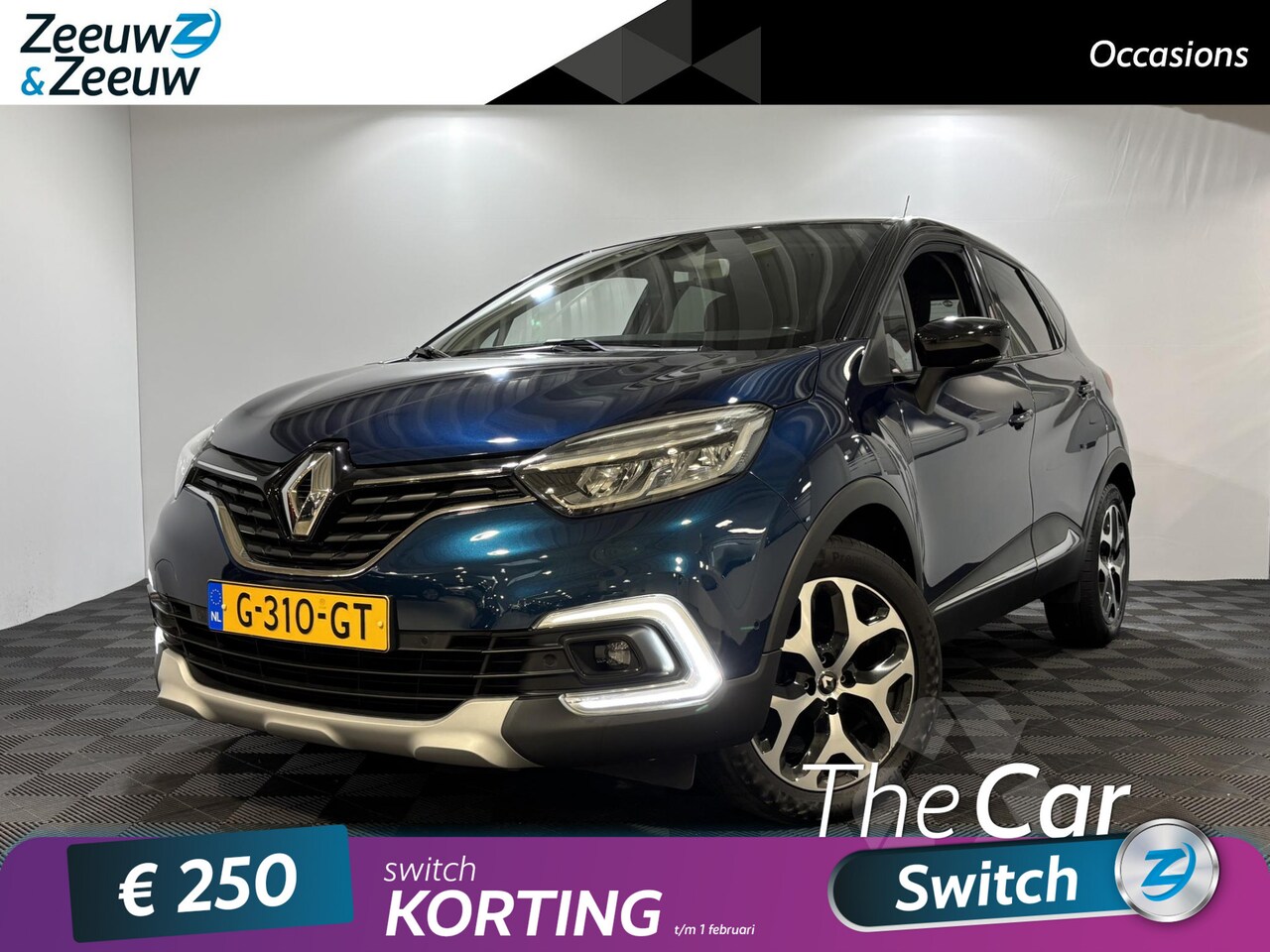 Renault Captur - 90PK TCe Intens | 1e eigenaar | Navi | Camera | Parkeersensoren | Full LED | Cruise Contro - AutoWereld.nl