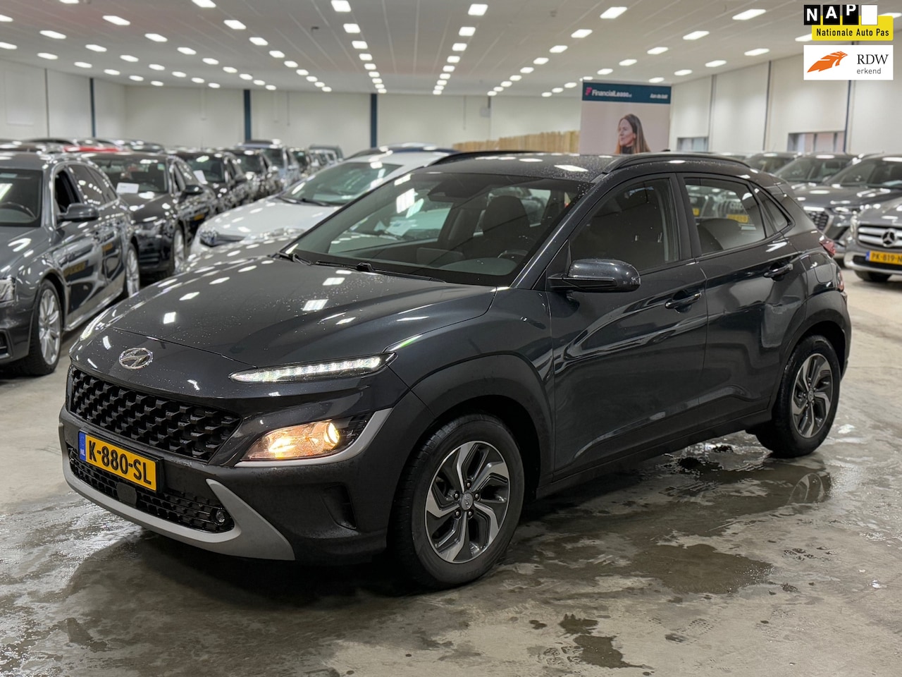 Hyundai Kona - 1.6 GDI HEV Comfort Smart l Camera l Navi l ACC l LED l Hybride l - AutoWereld.nl