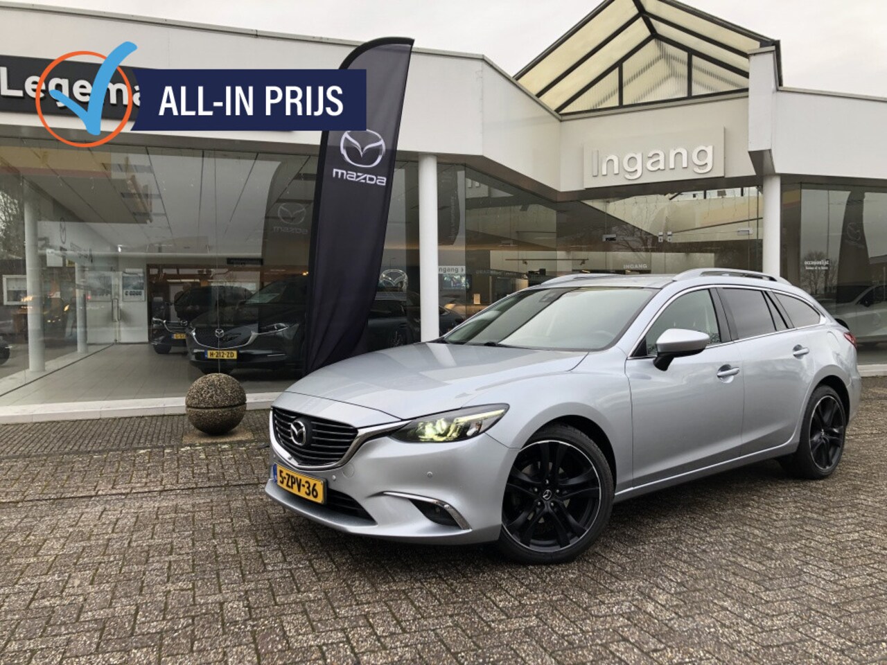 Mazda 6 Sportbreak - 2.0 SAG 165 TS+ Auto. Trh. 19". 12 mnd BOVAG - AutoWereld.nl