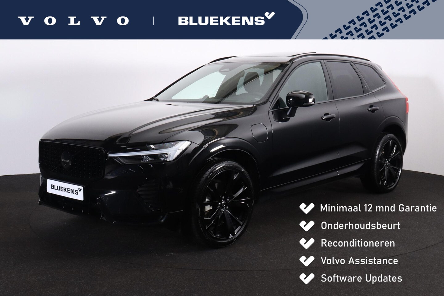 Volvo XC60 - T8 Plug-in hybrid AWD Ultimate Black Edition - LONG RANGE - Luchtvering - Panorama/schuifd - AutoWereld.nl